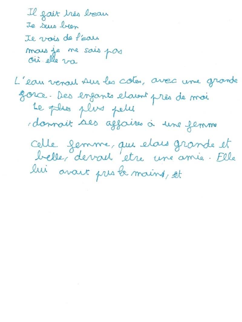 Amelioration lisibilite et tenue de ligne ecriture ado